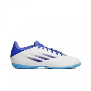 adidas X SPEEDFLOW.4 IN - Zapatillas de fútbol sala adidas suela lisa IN - blancas, azules