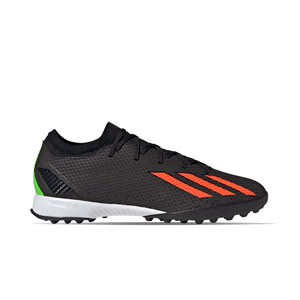 adidas X SPEEDPORTAL.3 TF - Zapatillas de fútbol multitaco adidas suela turf - negras