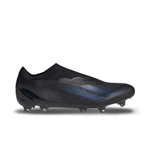 adidas X Crazyfast.1 LL FG - Botas de fútbol sin cordones adidas FG para césped natural o artificial de última generación - negras