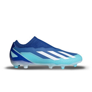 adidas X Crazyfast.3 LL FG - Botas de fútbol adidas FG para césped natural o artificial de última generación - azules