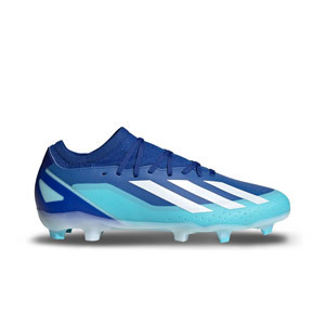 adidas X Crazyfast.3 FG - Botas de fútbol adidas FG para césped natural o artificial de última generación - azules