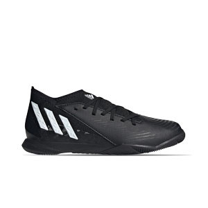 adidas Predator EDGE.3 IN J - Zapatillas de fútbol sala infantiles con tobillera adidas suela lisa IN - negras