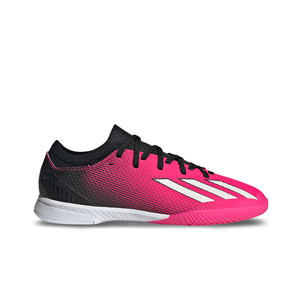 adidas X Speedportal.3 IN J - Zapatillas de fútbol sala infantiles adidas suela lisa IN - rosas