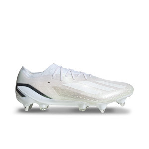 adidas X Speedportal.1 SG - Botas de fútbol adidas SG para césped natural blando - blancas
