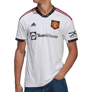 Camiseta adidas 2a United 2022 2023 - Camiseta segunda equipación adidas del Manchester United 2022 2023 - blanca