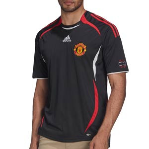 Camiseta adidas United TeamGeist - Camiseta de entrenamiento adidas del Manchester United - negra
