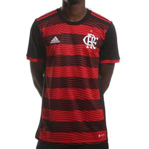 Camiseta adidas Flamengo 2022 2023 - Camiseta primera equipación adidas Flamengo 2022 2023 - negra, roja