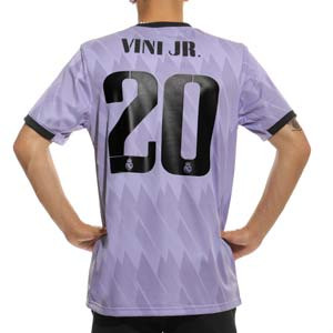 Camiseta adidas 2a Real Madrid 2022 2023 Vinicius - Camiseta segunda equipación Vinicius Jr adidas Real Madrid 2022 2023 - púrpura