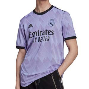 Camiseta adidas 2a Real Madrid 2022 2023 authentic - Camiseta auténtica segunda equipación adidas Real Madrid CF 2022 2023 - púrpura
