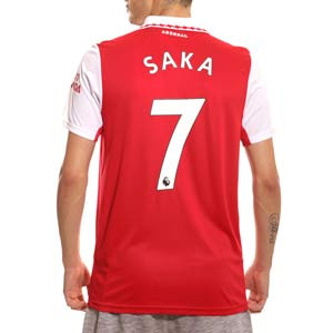 Camiseta adidas Arsenal 2022 2023 Saka - Camiseta primera equipación Bukayo Saka adidas Arsenal FC 2022 2023 - roja