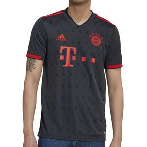 Camiseta adidas 3a Bayern 2022 2023 - Camiseta tercera equipación adidas del Bayern de Múnich 2022 2023 - negra