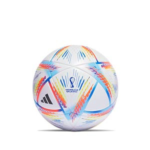 Balón adidas Mundial 2022 Qatar Rihla League Box talla 4 - Balón de fútbol adidas del Mundial de Qatar 2022 talla 4 - blanco