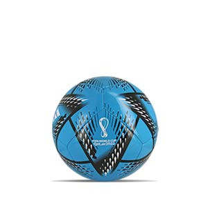 Balón adidas Mundial 2022 Qatar Rihla Club talla 3 - Balón de fútbol adidas del Mundial de Qatar 2022 talla 3 - azul cian