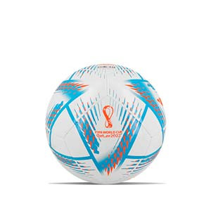 Balón adidas Mundial 2022 Qatar Rihla Club talla 4 - Balón de fútbol adidas del Mundial de Qatar 2022 talla 4 - blanco