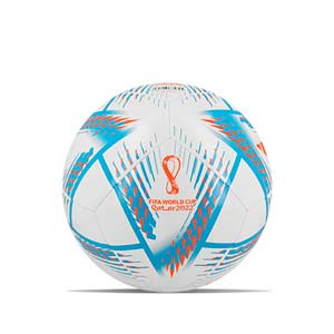 Balón adidas Mundial 2022 Qatar Rihla Club talla 5 - Balón de fútbol adidas del Mundial de Qatar 2022 talla 5 - blanco