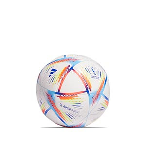 Balón adidas Mundial 2022 Qatar Rihla Training Sala talla 58 - Balón de fútbol sala adidas del Mundial de Qatar 2022 talla 58cm - blanco