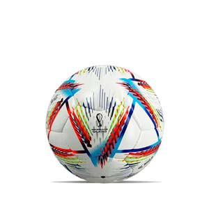 Balón adidas Mundial 2022 Qatar Rihla Pro Sala talla 62 cm - Balón de fútbol sala profesional adidas del Mundial de Qatar 2022 talla 62cm - blanco