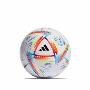 Balón adidas Mundial 2022 Qatar Rihla League talla 4 - Balón de fútbol adidas del Mundial de Qatar 2022 talla 4 - blanco