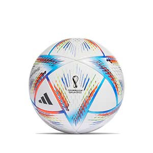 Balón adidas Mundial 2022 Qatar Rihla Competition talla 5 - Balón de fútbol adidas del Mundial de Qatar 2022 talla 5 - blanco