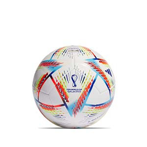 Balón adidas Mundial 2022 Qatar Rihla Training talla 4 - Balón de fútbol adidas del Mundial de Qatar talla 4 - blanco