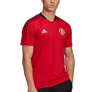 Camiseta adidas United niño entrenamiento - Camiseta de entrenamiento infantil adidas del Manchester United - roja