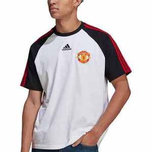 Camiseta adidas United TeamGeist - Camiseta de algodón adidas del Manchester United - blanca