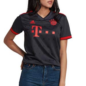 Camiseta adidas 3a Bayern mujer 2022 2023 - Camiseta tercera equipación para mujer adidas del Bayern de Múnich 2022 2023 - negra