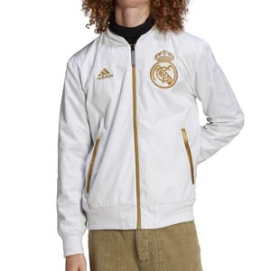 adidas Real Madrid Lunar New Year Bomber - Chaqueta adidas Real Madrid Lunar New Year Bomber- blanca