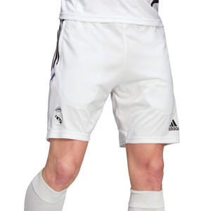 Short adidas Real Madrid entrenamiento - Pantalón corto entrenamiento para jugadores adidas Real Madrid CF - blanco