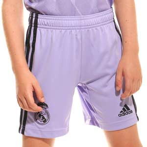 Short adidas 2a Real Madrid niño 2022 2023 - Pantalón corto infantil segunda equipación adidas Real Madrid CF 2022 2023 - púrpura