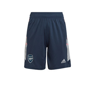 Short adidas Arsenal niño entrenamiento - Pantalón corto infantil de entrenamiento adidas del Arsenal - azul marino