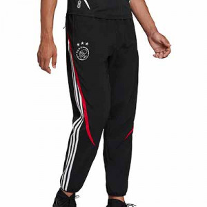 Pantalón adidas Ajax TeamGeist Woven - Pantalón largo de entrenamiento adidas del Ajax - negro
