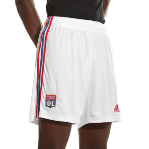 Short adidas Olympique Lyon 2022 2023 - Pantalón corto primera equipación adidas del Olympique de Lyon 2022 2023 - blanco