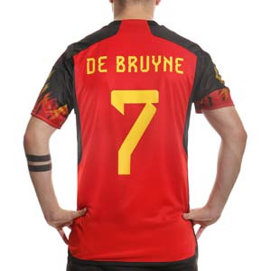 Camiseta adidas Bélgica De Bruyne 2022 2023
