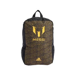 Mochila adidas Messi - Mochila adidas de Lionel Messi (35 x 23,5x 13) cm - negra, dorada