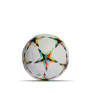 Balón adidas Champions 2022 2023 Training talla 3 - Balón de fútbol infantil adidas de la Champions League 2022 2023 talla 3 - blanco, multicolor