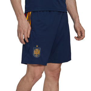 Short adidas España entrenamiento - Pantalón corto de entrenamiento adidas de la selección española - azul marino