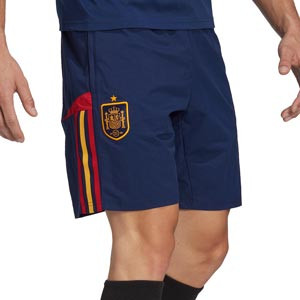 Short adidas España Travel - Pantalón corto de paseo adidas de la selección española - azul marino