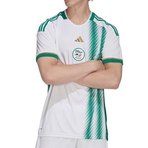 Camiseta adidas Algeria 2022 2023 - Camiseta primera equipación adidas de la selección de Algeria 2022 2023 - blanca, verde