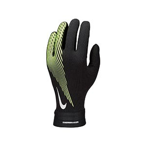 Guantes Nike niño Academy Therma-Fit - Guantes térmicos infantiles de jugador para el invierno Nike - negros