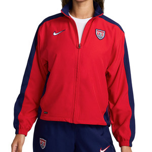 Chaqueta entretiempo Nike USA femenino 1999 Reissue - Chaqueta entretiempo Nike de la selección femenina de Estados Unidos - roja