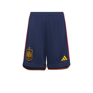 Short adidas España niño 2022 2023 - Pantalón corto infantil primera equipación adidas de la selección española 2022 2023 - azul marino