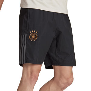 Short adidas Alemania Downtime - Pantalón corto de paseo adidas de la selección alemana - negro