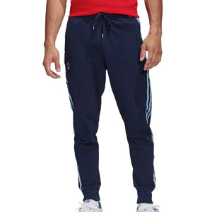 Pantalón adidas Arsenal Life Style - Pantalón largo de algodón adidas del Arsenal FC - azul marino
