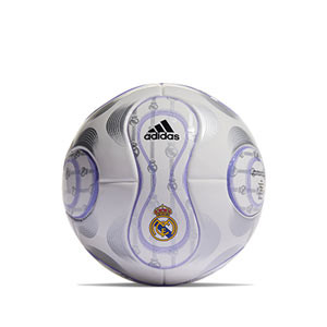 Balón adidas Real Madrid talla mini - Balón de fútbol adidas del Real Madrid CF talla mini - blanco