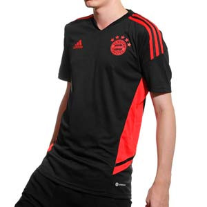 Camiseta adidas Bayern entrenamiento staff - Camiseta de entrenamineto de fútbol para técnicos adidas del Bayern de Múnich - negra