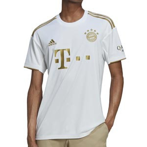 Redondear a la baja Tormenta mucho Camiseta adidas 2a Bayern 2022 2023 blanca | futbolmania