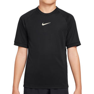 Camiseta Nike niño Dri-Fit Academy 25 HBR - Camiseta infantil para entrenamiento de fútbol Nike - negra