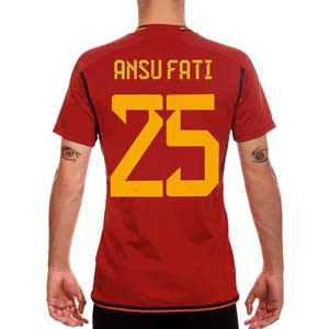 Camiseta adidas España Ansu Fati 2022 2023