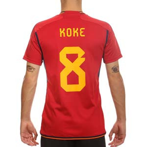 Camiseta adidas España Koke 2022 2023